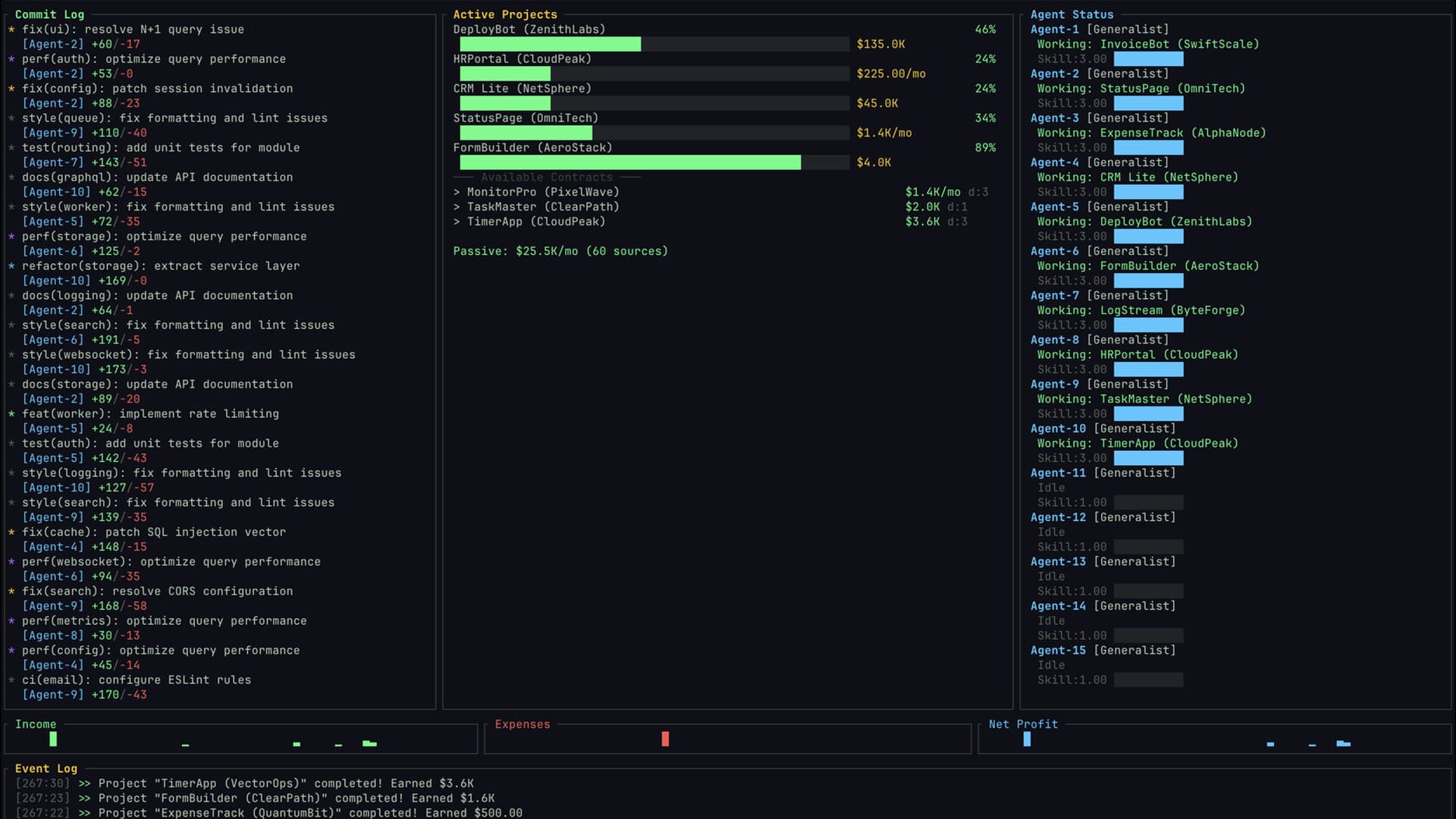 Vibe Idler — gameplay screenshot